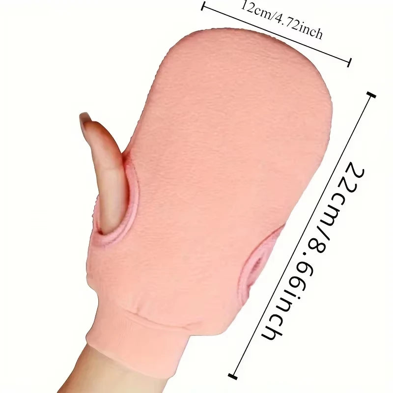 Exfoliating Bath Scrub Mitt Gloves – Body Massage & Cleansing Exfoliating Scrub Mitt SPOT