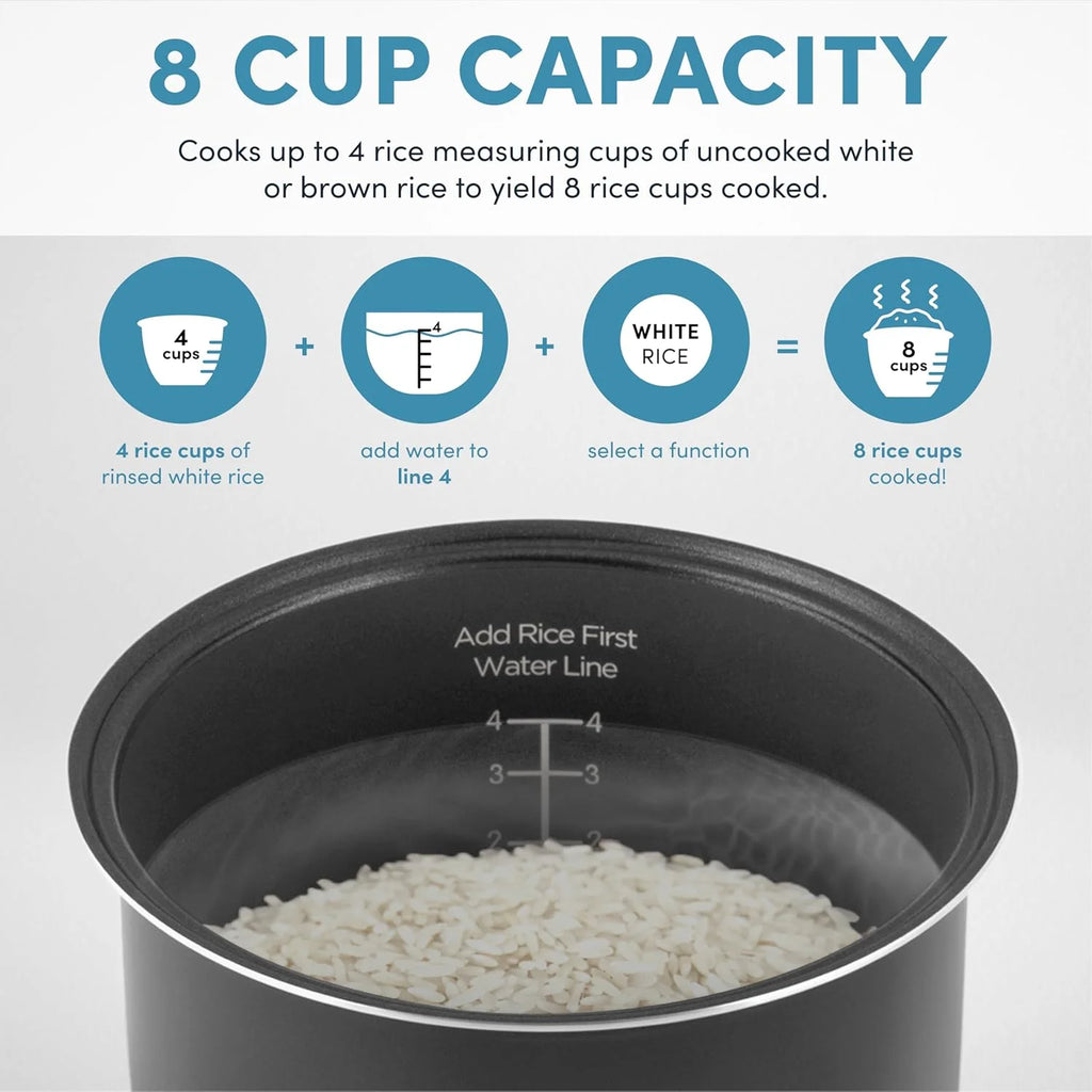 DUTRIEUX 5L Smart Rice Cooker – LCD Touch, Ceramic Non-Stick Electric Rice Cooker SPOT