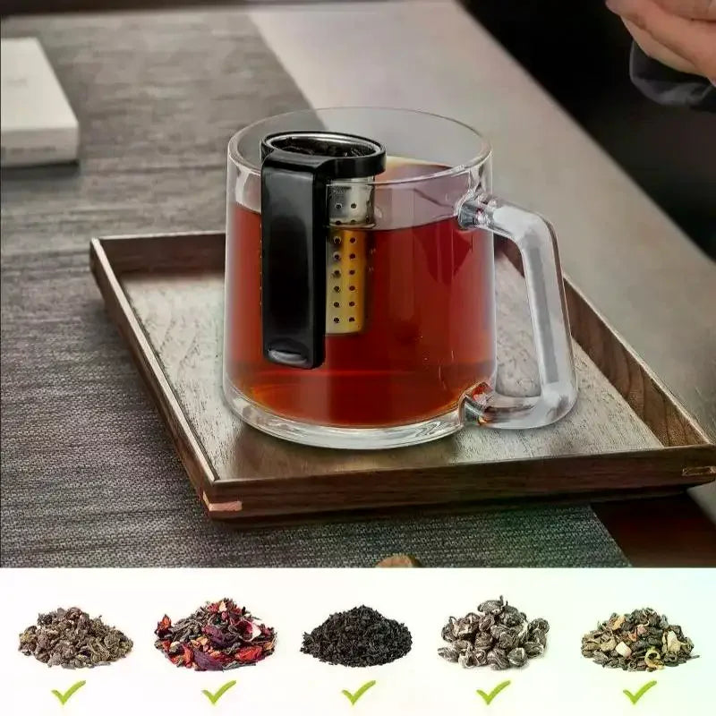 Stainless Steel Hanging Tea Infuser – Fine Mesh Loose Leaf Strainer Tea Infuser Strainer SPOT