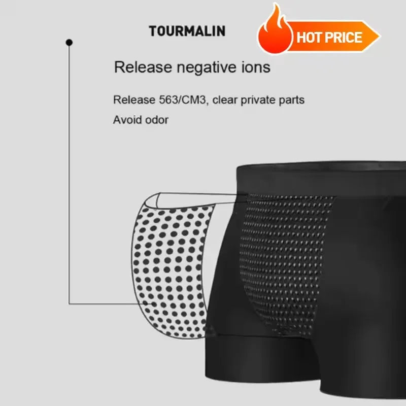 Men's Magnetic Boxer Briefs – 22 Magnets, Breathable L–5XL Magnetic Boxer Briefs SPOT