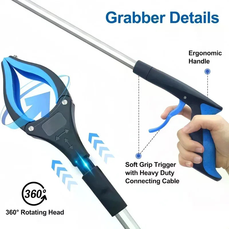 Foldable Grabber Reacher Tool – Aluminum Litter Picker & Extender Grabber Reacher Tool SPOT