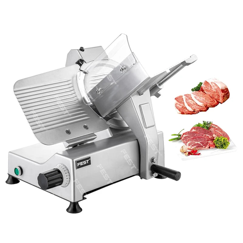 DUTRIEUX 10-Inch Semi-Auto Frozen Meat Slicer Machine Meat Slicer Machine SPOT