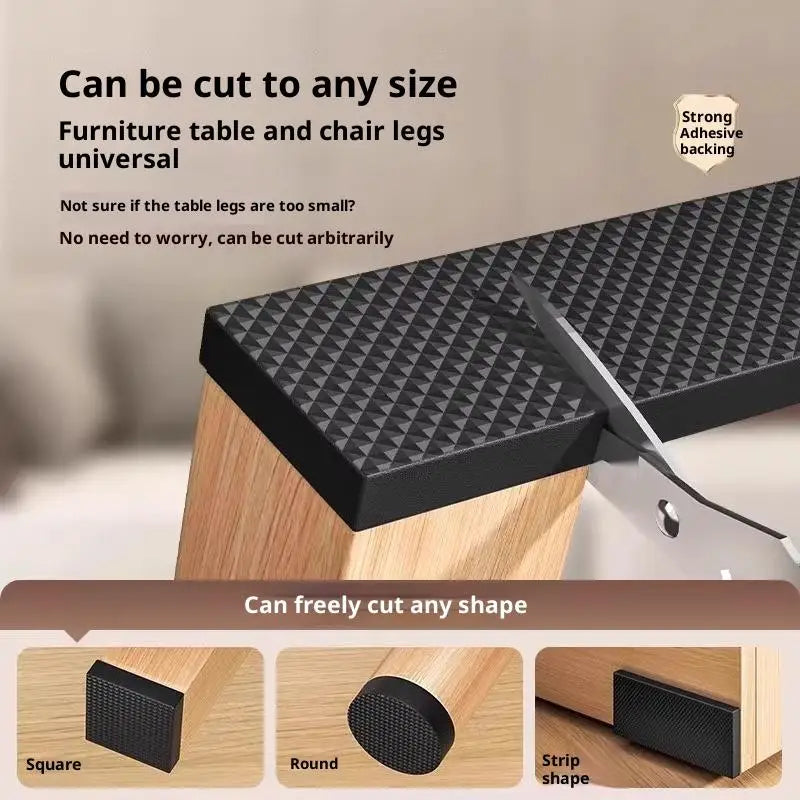 Non-Slip Furniture Pads Roll – Self-Adhesive Rubber Protectors Furniture Floor Pads SPOT