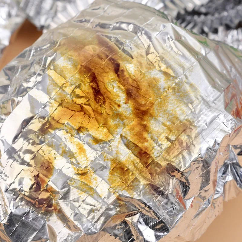 Elastic Aluminum Foil Food Covers – Disposable Fresh-Keep Lids Food Storage Covers SPOT