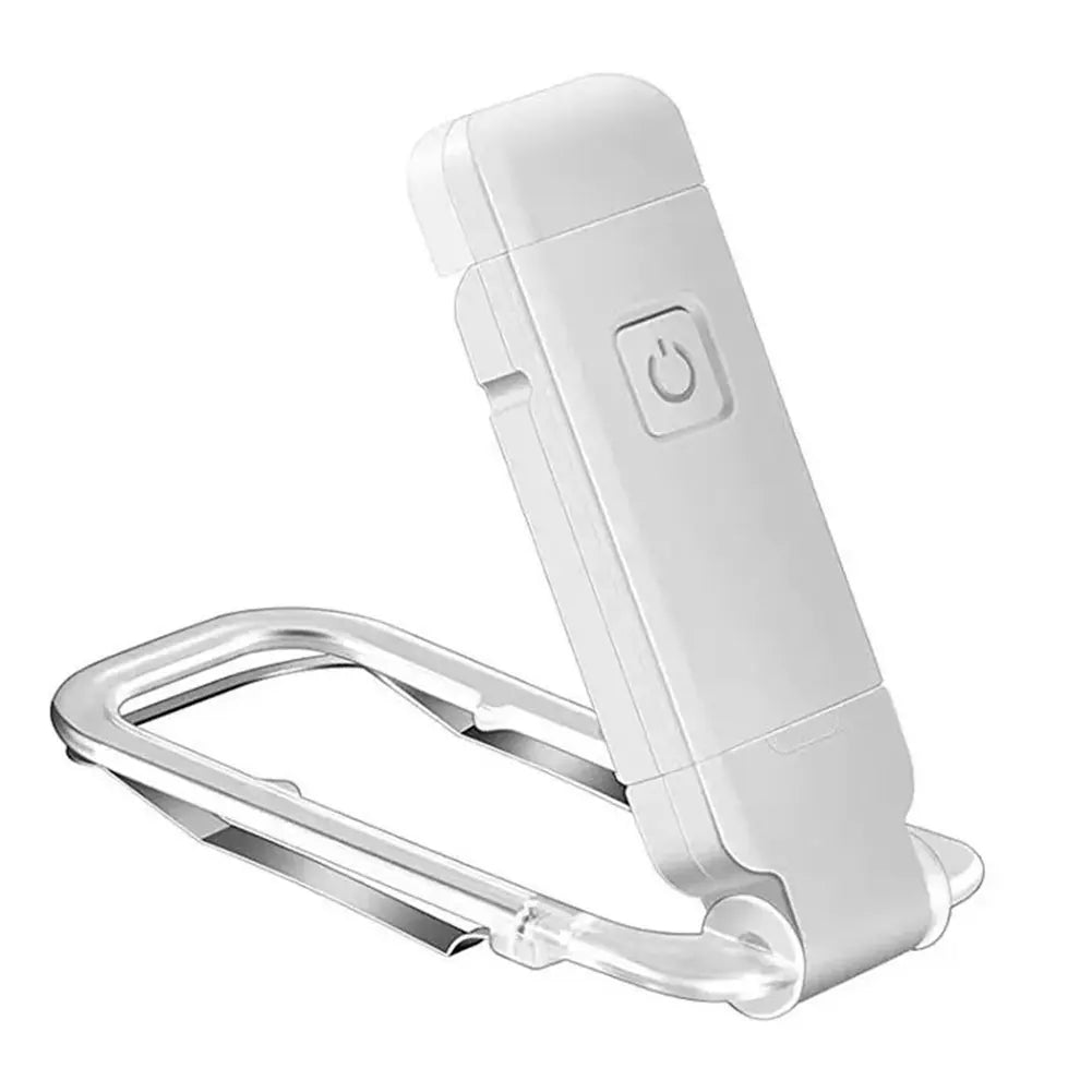 USB Rechargeable LED Clip-On Book Light – Portable Reading Lamp Clip-On Book Light SPOT WHITE
