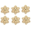 50-Pack Filigree Flower Charm Connectors – DIY Jewelry Findings Jewelry Findings SPOT Gold