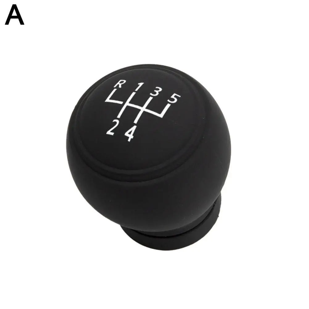 Silicone Gear Shift Knob Cover – Universal Non-Slip Protector Gear Knob Cover SPOT Black 5 gear