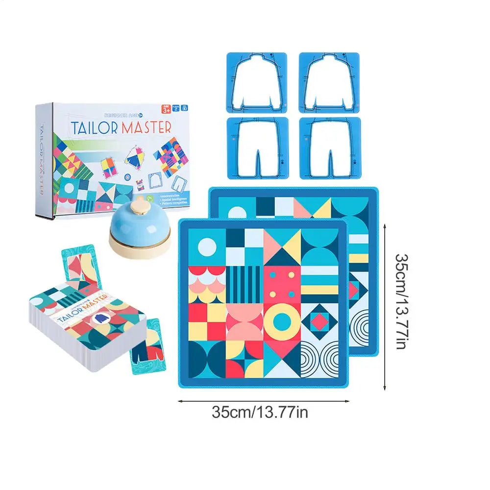 Tailor Master Matching Game – Montessori Educational Toy Educational Board Game SPOT Intermediate