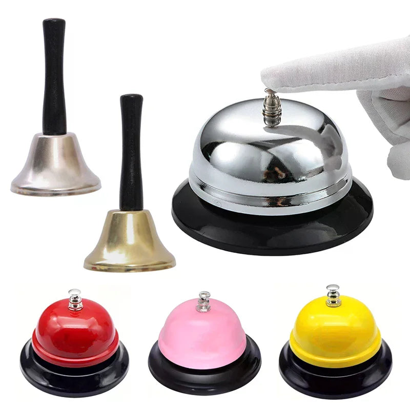 Vintage Metal Service Bell – Counter Desk Bell for Restaurant Counter Service Bell SPOT