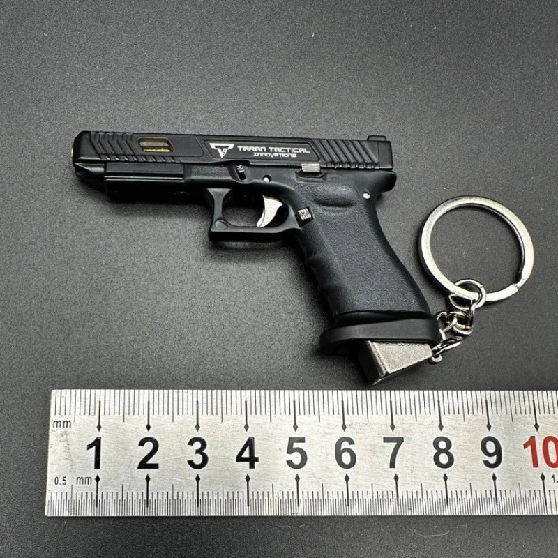 1:3 Scale G34 Pistol Model Keychain – Disassemblable Mini Toy Collectible Model Keychain SPOT