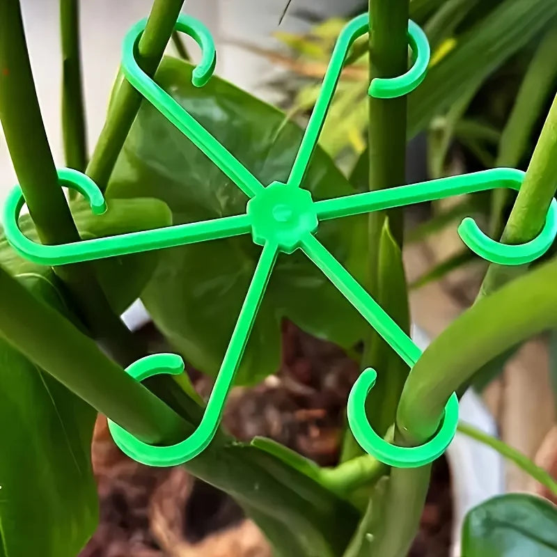 4-Pack Transparent U-Shaped Foldable Plant Support Stakes Plant Support Stakes SPOT