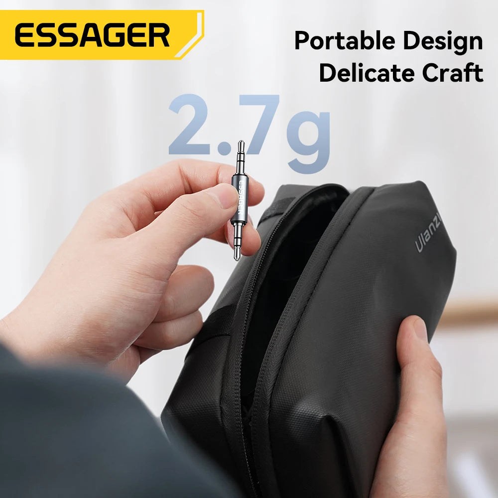 Essager 3.5mm Male to Male Stereo Audio Aux Adapter Audio Aux Adapter SPOT
