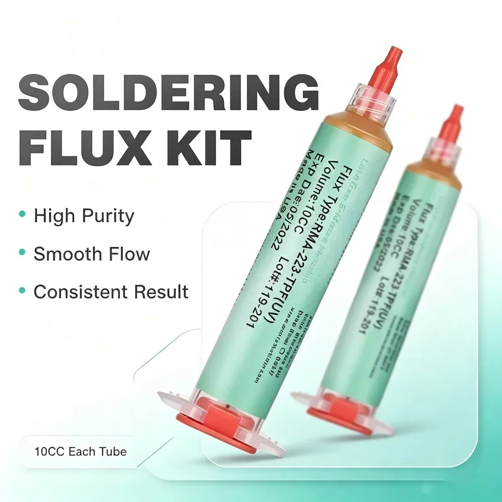 RMA-223 Rosin Soldering Flux Paste 10cc – No-Clean PCB BGA SMD Soldering Flux Paste SPOT