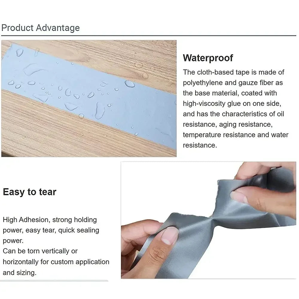 Heavy Duty Waterproof Cloth Duct Tape – Super Strong Adhesive Cloth Duct Tape SPOT