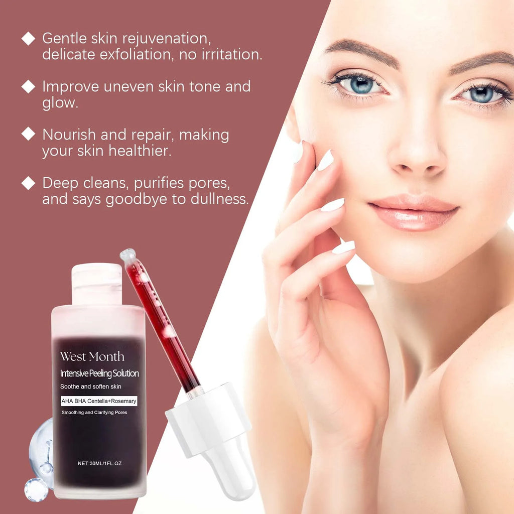 Salicylic Acid AHA Peeling Face Serum | Brighten & Smooth Exfoliating Face Serum SPOT