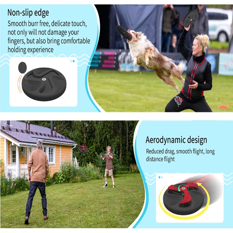2-in-1 Flying Boomerang Toy – EVA Outdoor Toy for Kids & Dogs Outdoor Boomerang Toy SPOT