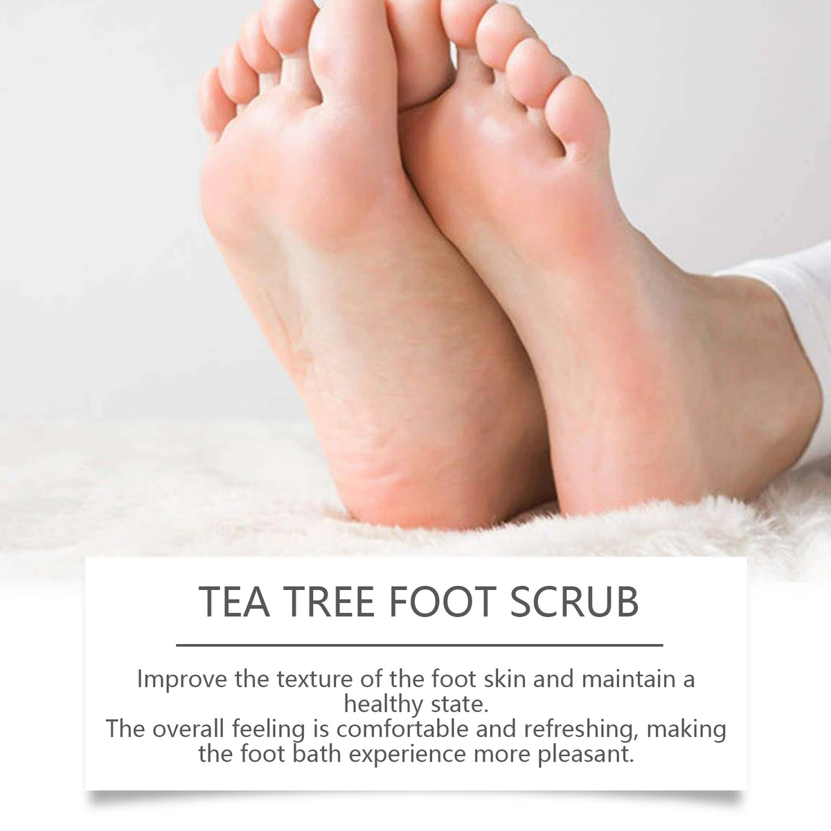Tea Tree Foot Scrub – Exfoliating Sea Salt Foot Scrub 100g Foot Scrub SPOT