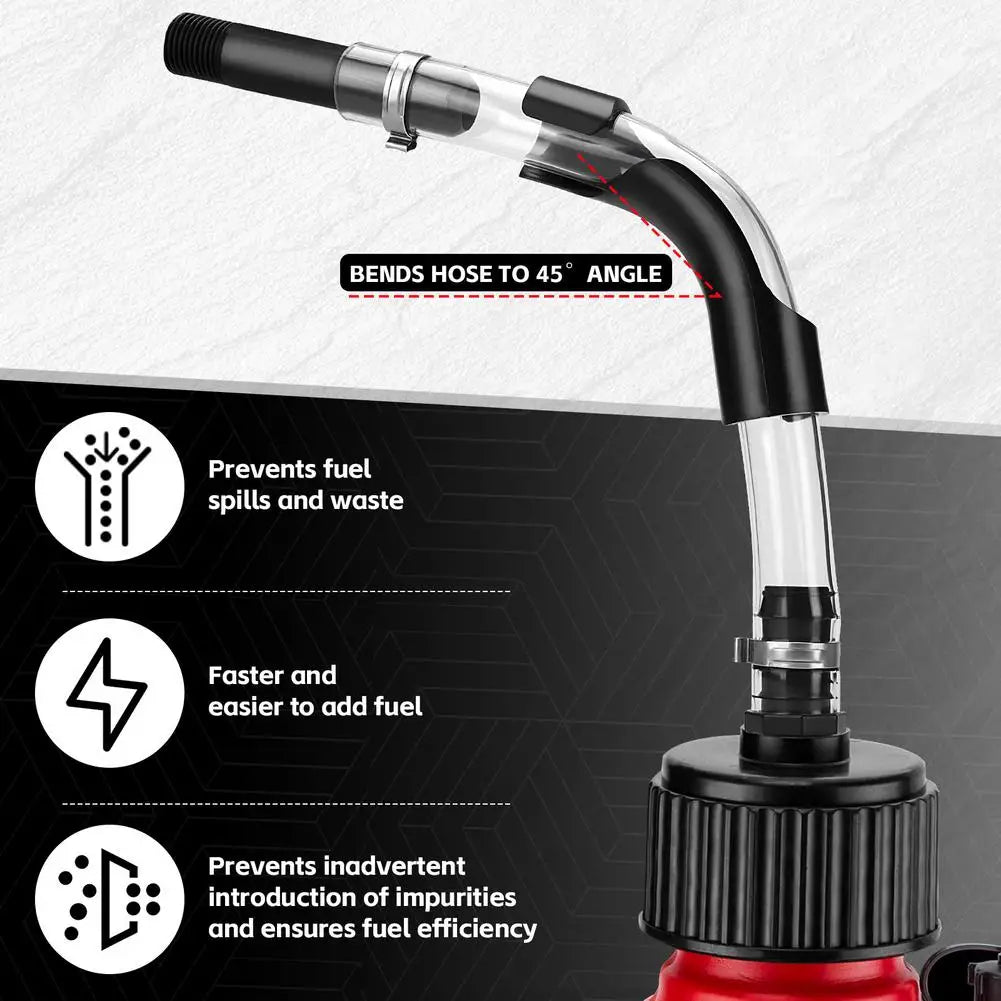 Racing Fuel Jug Replacement Cap & Filler Hose Kit – 14.96" Fuel Jug Hose Kit SPOT