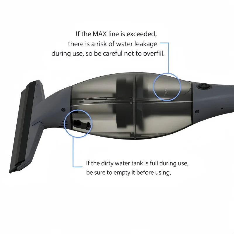 Cordless Window Vacuum – Handheld Electric Glass Cleaner Window Vacuum Cleaner SPOT