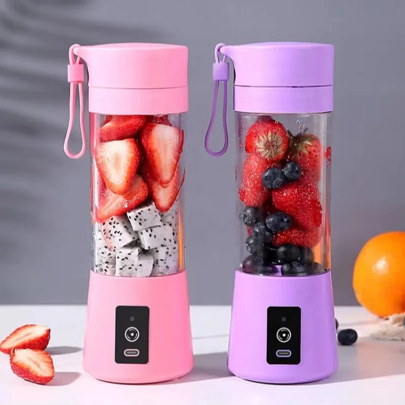 380ML Portable USB Juicer Blender Cup – 6-Blade Rechargeable Portable Juicer Blender SPOT