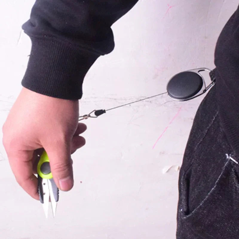Shrimp-Shaped Folding Fishing Scissors – Stainless Steel Line Cutter Fishing Line Scissors SPOT