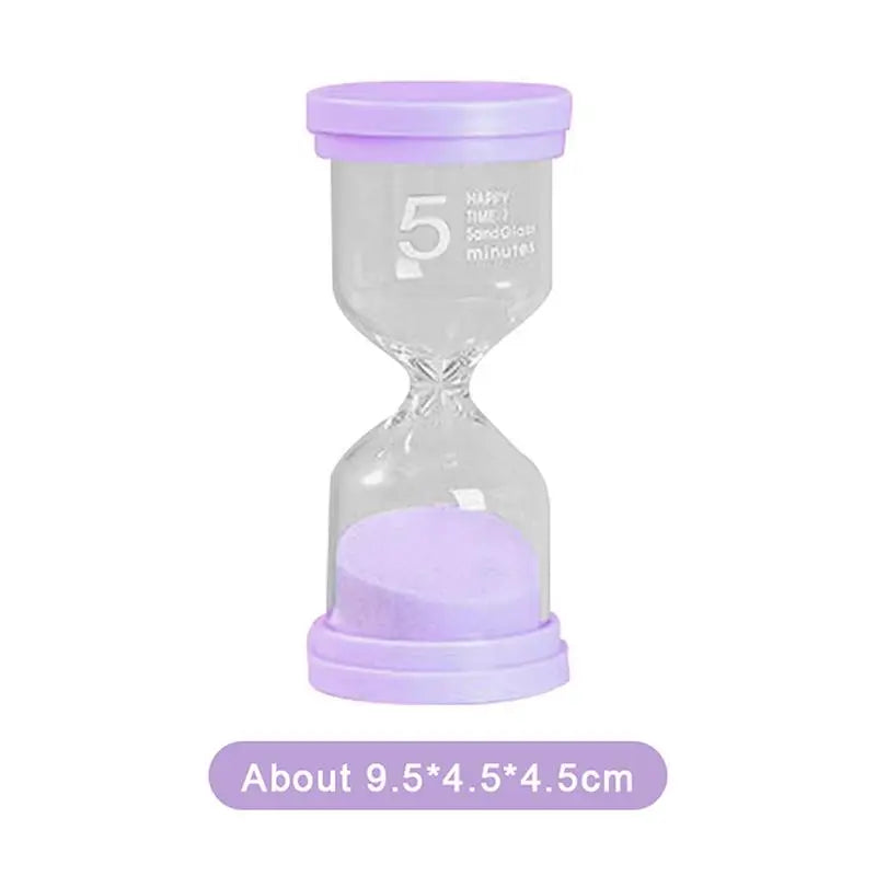 Rainbow Sand Timer 5 Min – Kids Hourglass for Class & Home Sand Timer Hourglass SPOT