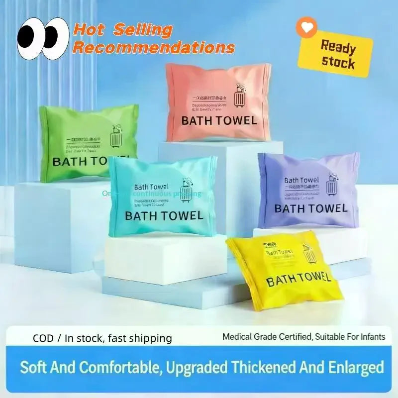 Disposable Compressed Bath Towel 70x140cm | Quick-Drying Disposable Bath Towel SPOT