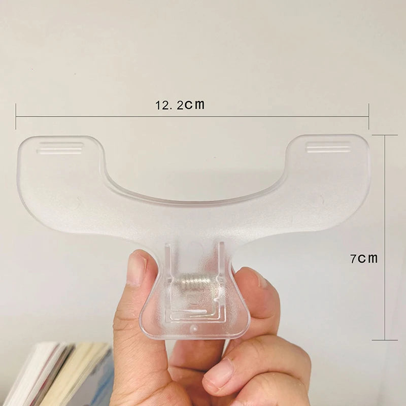 Frosted Transparent Book Page Clip – Reading & Memo Holder Book Page Clip SPOT