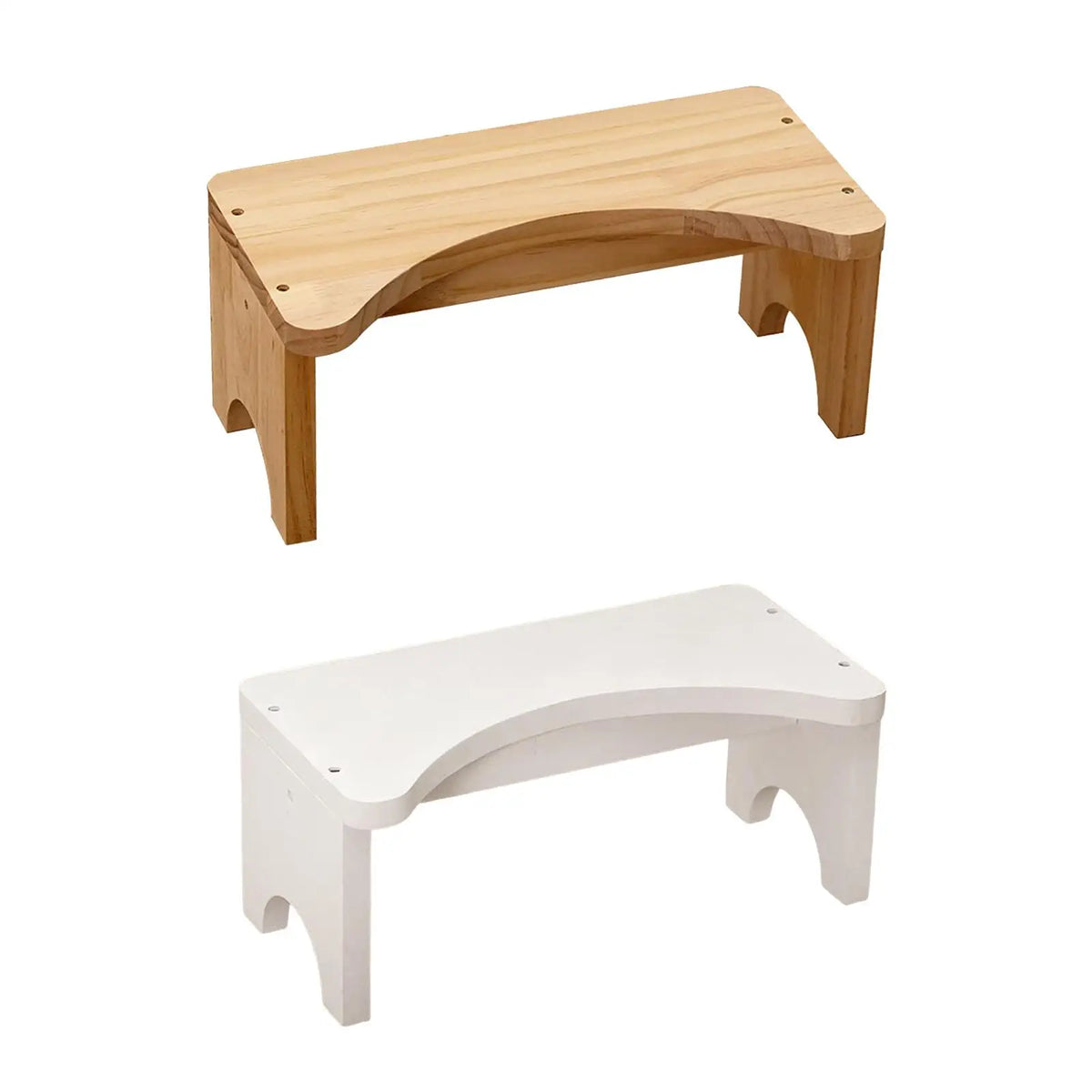 Wood Toilet Squatting Stool – Bathroom Footrest for Adults & Kids Toilet Squatting Stool SPOT