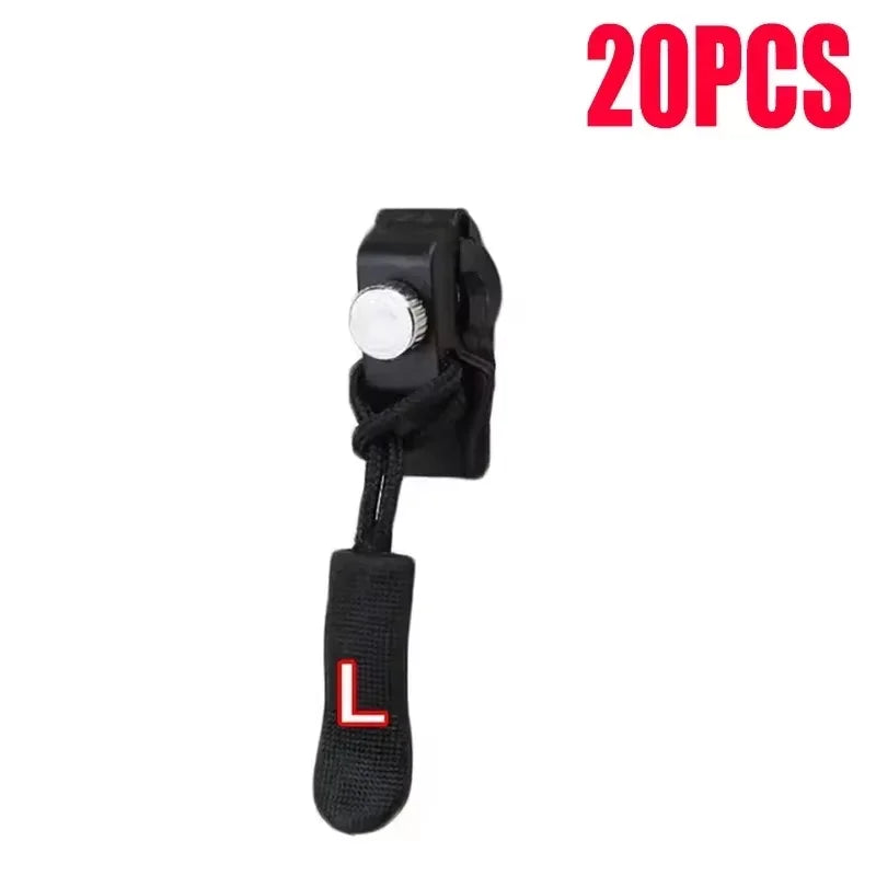 Universal Zipper Repair Kit – Replacement Sliders 3–60 Pcs Zipper Repair Kit SPOT L--20pcs