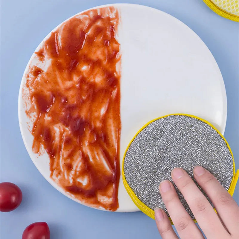 Double-Sided Dish Sponge Scrubber – Reusable Kitchen Cleaner Kitchen Sponge Scrubber SPOT