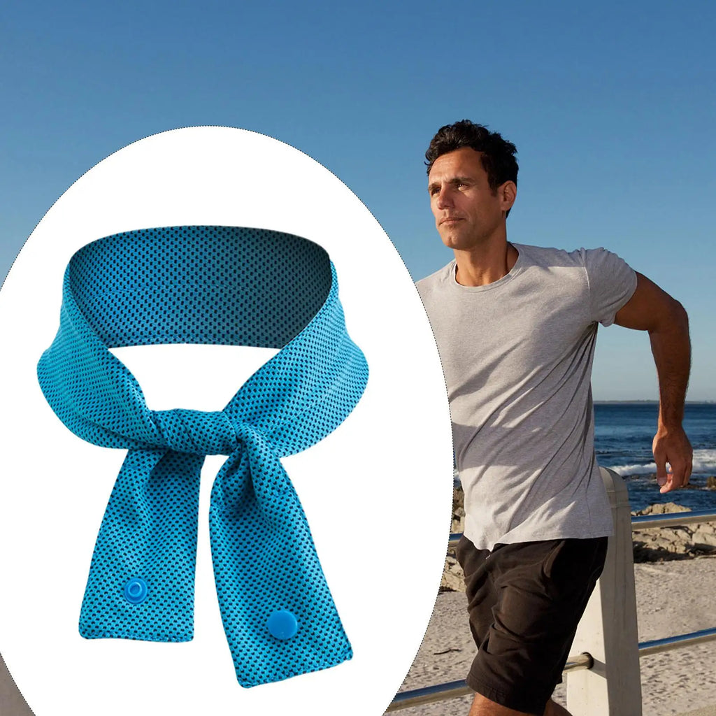 Cooling Ice Scarf – Quick-Dry Sports Towel for Outdoors Cooling Sports Scarf SPOT