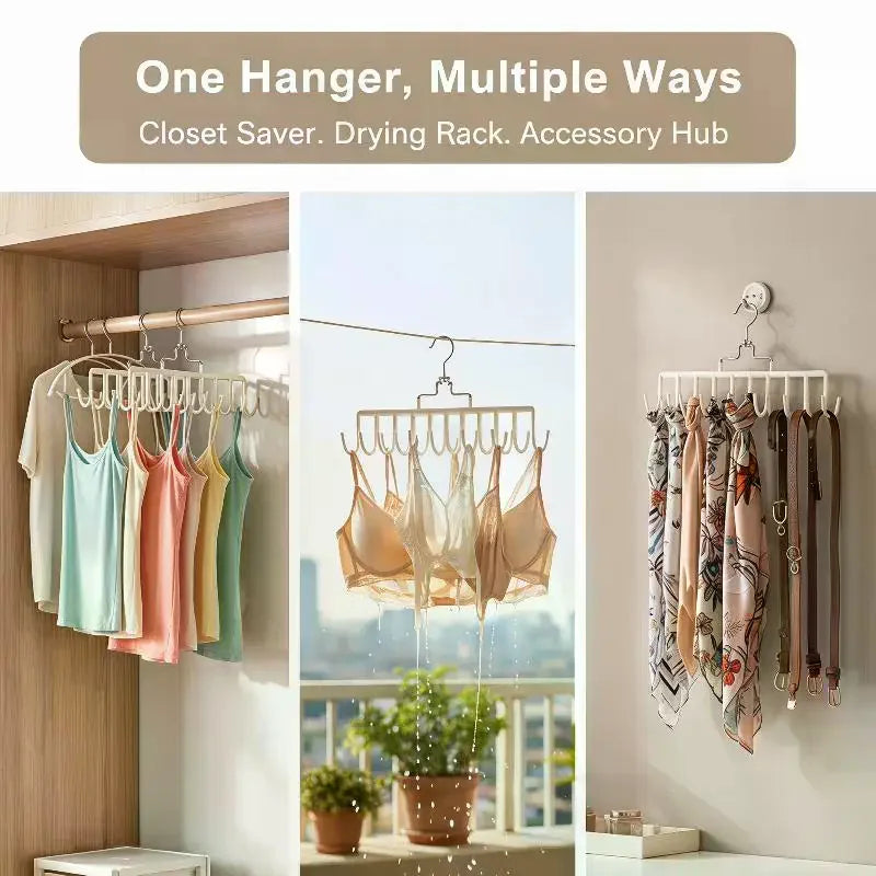 Multifunctional Bra & Underwear Hanger – Space-Saving Organizer Closet Organizer Hanger SPOT