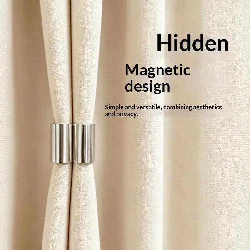 Magnetic Curtain Clips – No-Drill Nail-Free Curtain Fastener Curtain Clip Fastener SPOT