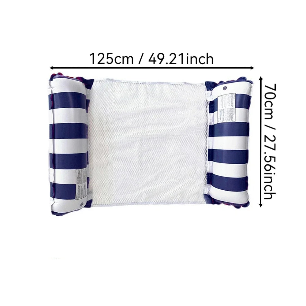 Inflatable Floating Hammock Lounge – PVC Pool & Beach Float Inflatable Pool Float SPOT 2G-Dark blue