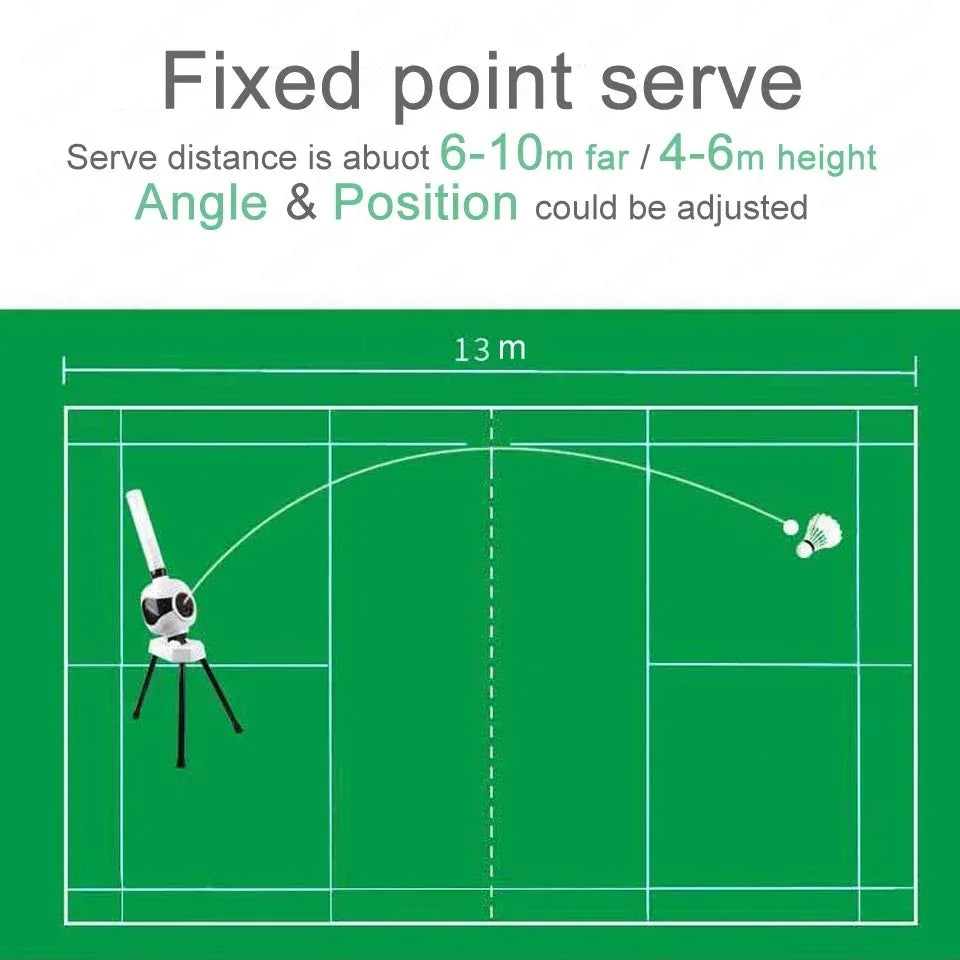 Automatic Badminton Serve Machine – Kids Badminton Trainer Badminton Training Machine SPOT