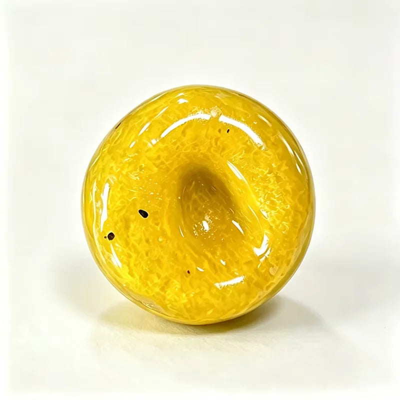 Squishy Slow-Rise Fidget Squeeze Toy – Soft PU Fruit Ball Squishy Fidget Toy SPOT Yellow