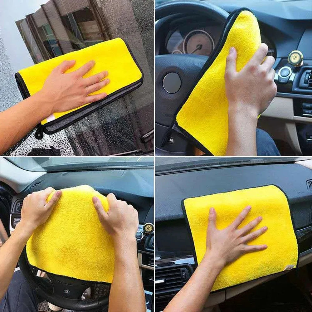 Microfiber Car Wash Towels 3/5/10-Pack – Lint-Free Detailing Cloths Car Detailing Towels SPOT