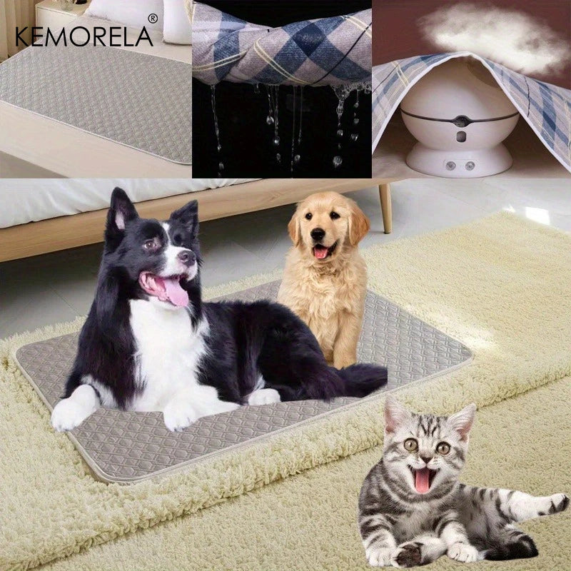 KEMORELA Washable Puppy Training Pad – Reusable Leak-Proof Mat Pet Training Pad SPOT