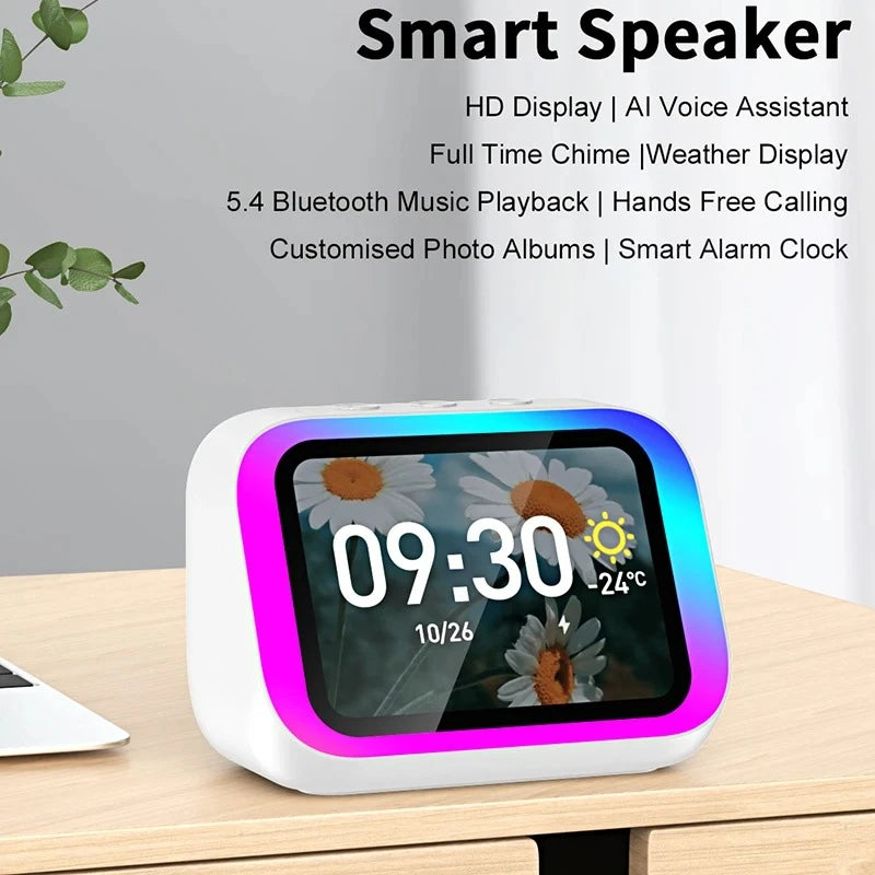 Smart Bluetooth Alarm Clock Speaker – Weather & Night Light Smart Alarm Clock SPOT