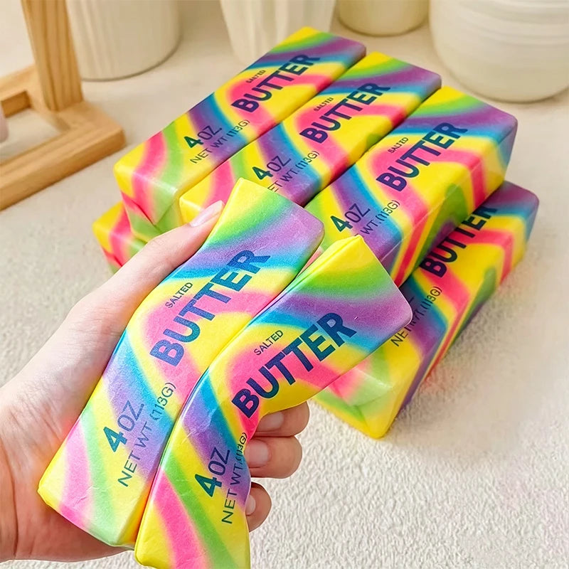 Butter Squishy Squeeze Toy – Slow Rebound PU Fidget Sensory Squishy Fidget Toy SPOT