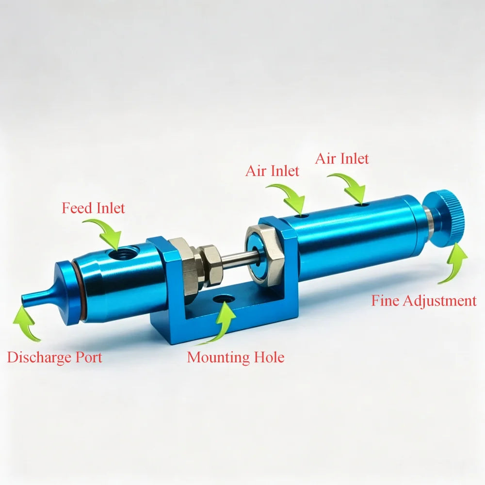 23C Pneumatic Glue Dispensing Valve | Precision Thimble Type Dispensing Valve SPOT