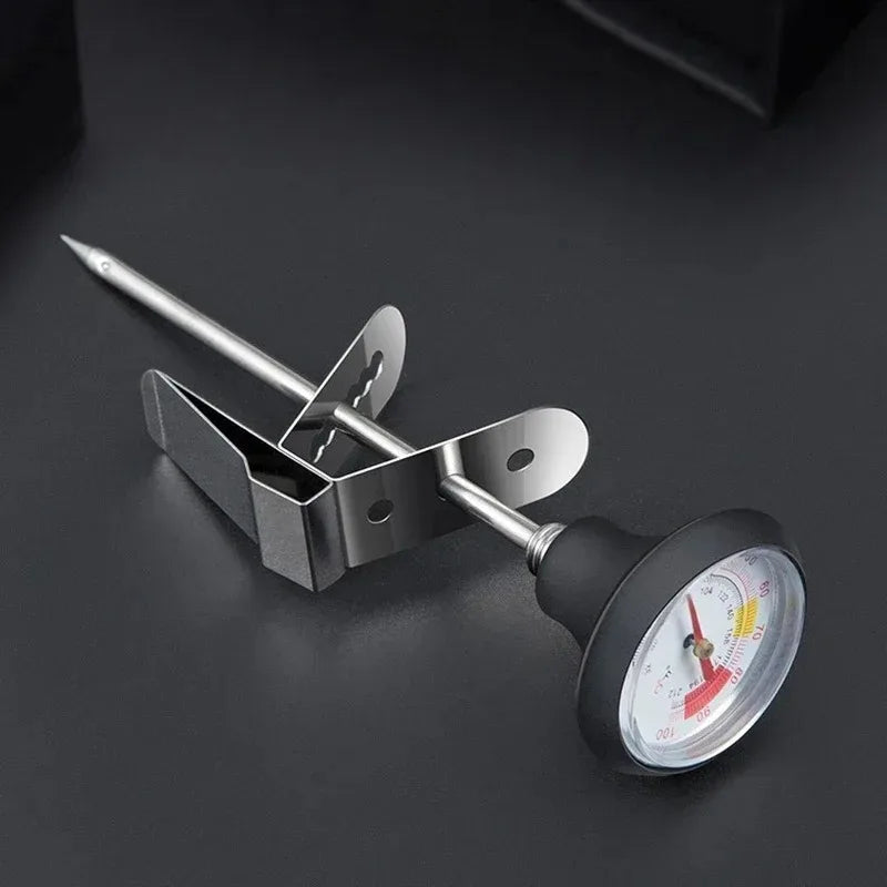 Barista Milk Frothing Thermometer – Stainless Steel Probe Coffee Thermometer SPOT