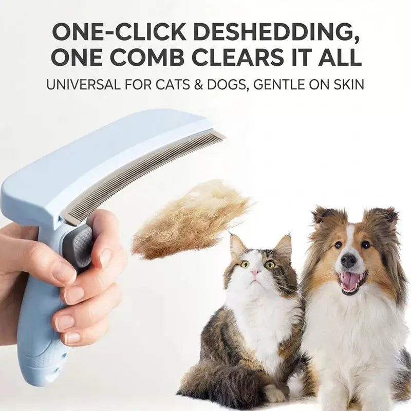 Self-Cleaning Pet Deshedding Brush for Dogs & Cats Pet Deshedding Brush SPOT
