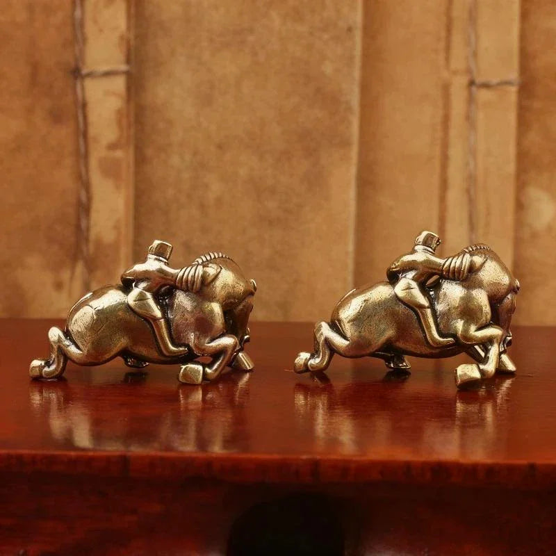 2026 Year of the Horse Brass Feng Shui Horse Figurine Feng Shui Figurine SPOT