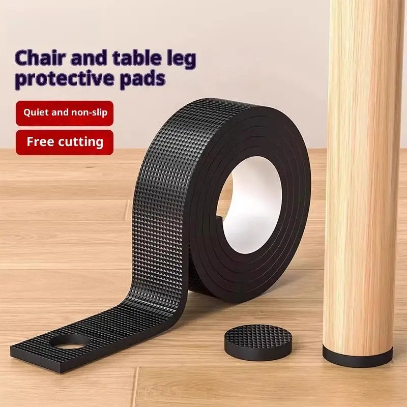 Non-Slip Furniture Pads Roll – Self-Adhesive Rubber Protectors Furniture Floor Pads SPOT