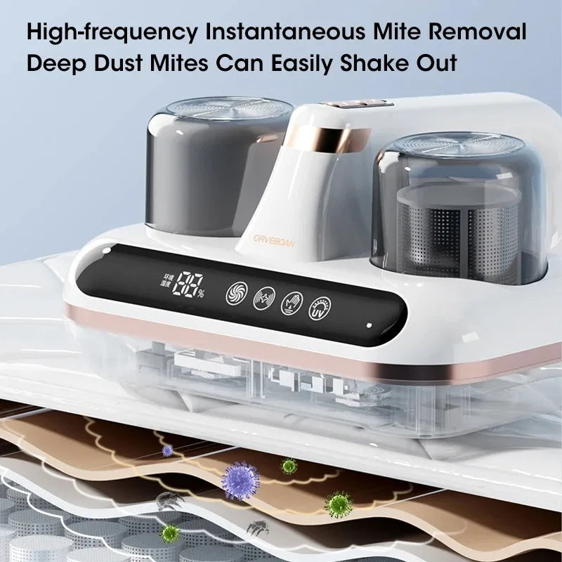 Wireless UV Mite Remover – HEPA Vacuum for Bed & Mattress UV Mite Remover Vacuum SPOT