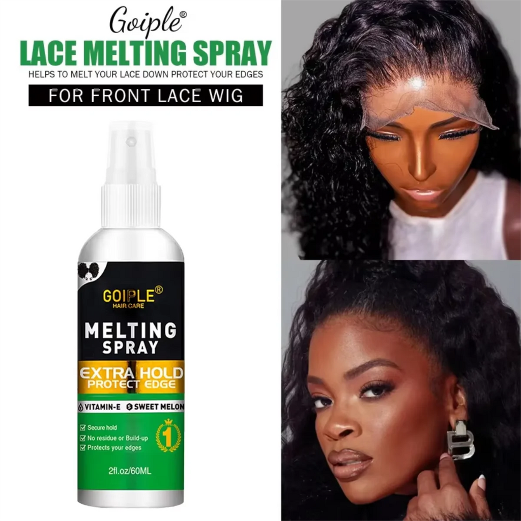 Goiple Lace Wig Melting Spray – Firm Hold Waterproof Adhesive Wig Adhesive Spray SPOT