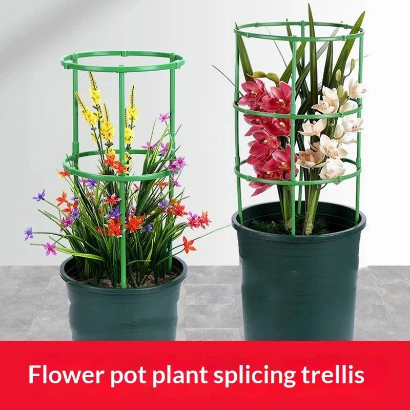 Adjustable Modular Plant Support Cage – Splicable Trellis Plant Support Cage SPOT