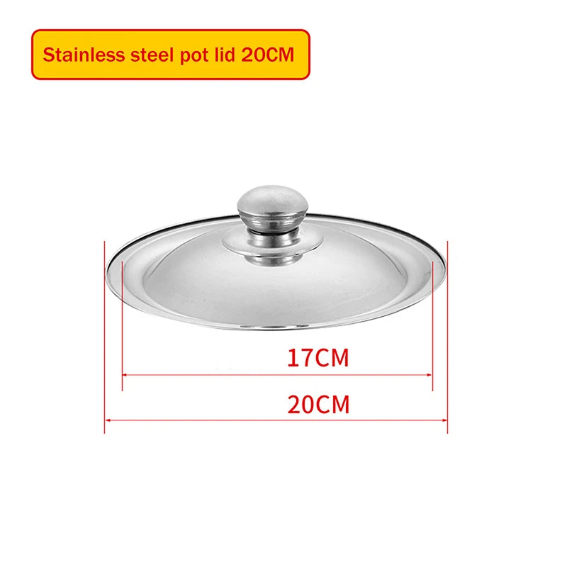 Universal Stainless Steel Pot Lid | Rustproof | 18–32cm Cookware Pot Lid SPOT A6 1